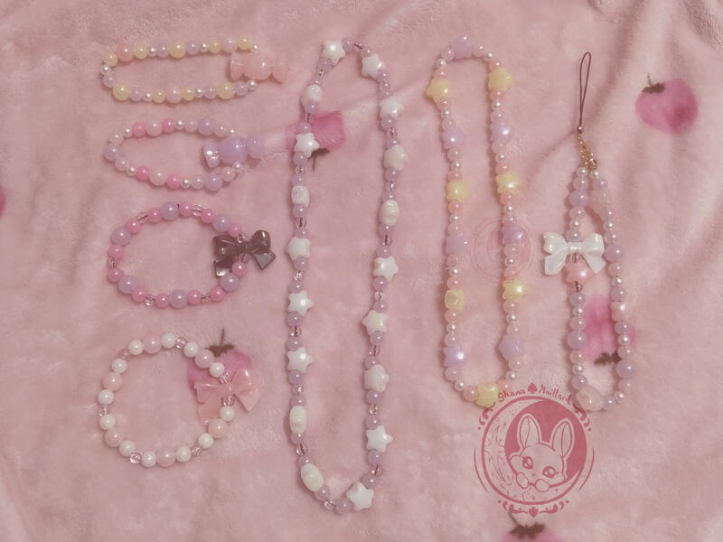 2-way necklace/bracelet ₱120 || Regular Bracelet ₱60